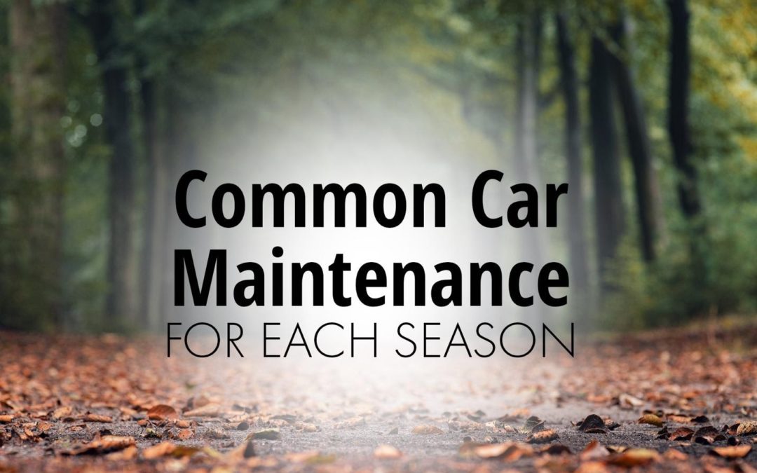 Common Car Maintenance For Each Season